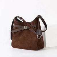 2026 Belt Buckle Tote Bags For Women Cowhide Luxury Designer Hot Hobo Bags INS Fashion Street Rectangular Ring Padlock Handbags