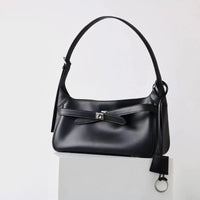 2026 Belt Buckle Tote Bags For Women Cowhide Luxury Designer Hot Hobo Bags INS Fashion Street Rectangular Ring Padlock Handbags