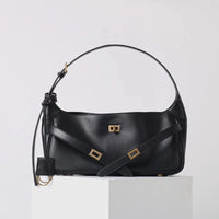 2026 Belt Buckle Tote Bags For Women Cowhide Luxury Designer Hot Hobo Bags INS Fashion Street Rectangular Ring Padlock Handbags