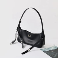 2026 Belt Buckle Tote Bags For Women Cowhide Luxury Designer Hot Hobo Bags INS Fashion Street Rectangular Ring Padlock Handbags