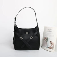 2026 Belt Buckle Tote Bags For Women Cowhide Luxury Designer Hot Hobo Bags INS Fashion Street Rectangular Ring Padlock Handbags