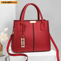 HOMEFISH Famous Designer Brand Bags Women Leather Handbag New Luxury Ladies Purse