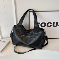 Winter Female Handbag Large Capacity Shoulder Bags Big Tote Bag Ladies Soft Leather Hobos Messenger Bags Women Shopper Bag Sac
