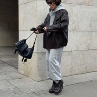 2026 Belt Buckle Tote Bags For Women Cowhide Luxury Designer Hot Hobo Bags INS Fashion Street Rectangular Ring Padlock Handbags