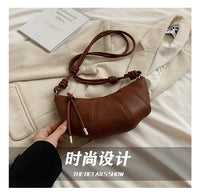 Designer Luxury Dumpling Bags Women 2025 New High Quality Fashion Underarm Bags Vintage Casual Shoulder Crossbody Bags Women