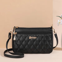 Embroidery Messenger Bags Women Leather Handbags Bags for Women Sac a Main Ladies hair ball Hand Bag