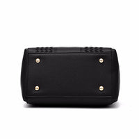 Embroidery Messenger Bags Women Leather Handbags Bags for Women Sac a Main Ladies hair ball Hand Bag