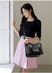 High Quality Cow Leather Ladies Handbags Fashion Luxury Female Messenger Tote Bags Women Genuine Leather Shoulder Crossbody Sac
