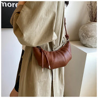 Designer Luxury Dumpling Bags Women 2025 New High Quality Fashion Underarm Bags Vintage Casual Shoulder Crossbody Bags Women