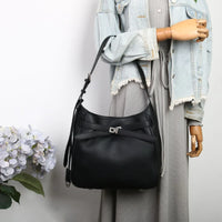 2026 Belt Buckle Tote Bags For Women Cowhide Luxury Designer Hot Hobo Bags INS Fashion Street Rectangular Ring Padlock Handbags