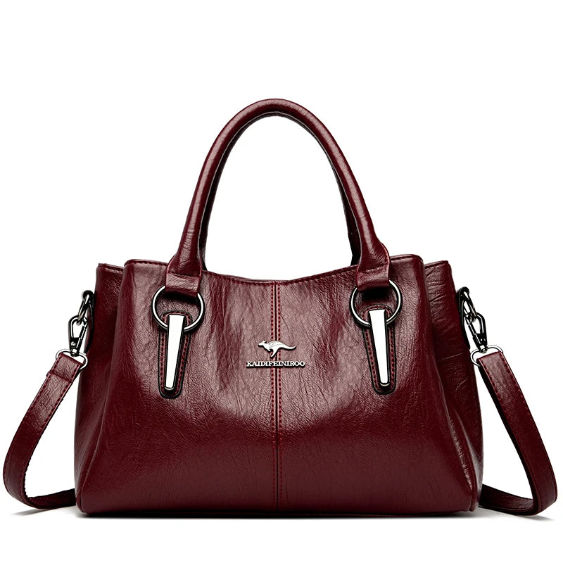 High Quality Cow Leather Ladies Handbags Fashion Luxury Female Messenger Tote Bags Women Genuine Leather Shoulder Crossbody Sac