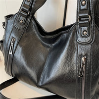 Winter Female Handbag Large Capacity Shoulder Bags Big Tote Bag Ladies Soft Leather Hobos Messenger Bags Women Shopper Bag Sac